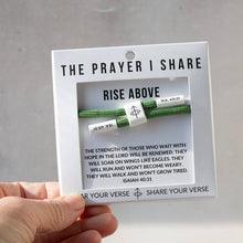 Load image into Gallery viewer, RISE ABOVE Bracelet | Bible Verse Bracelet