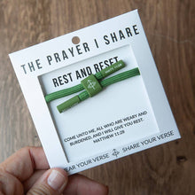 Load image into Gallery viewer, REST AND RESET Prayer Bracelet, Christian Athletes, Military