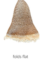 Load image into Gallery viewer, Frayed Edge Foldable Straw Bucket Hat