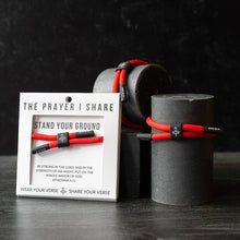 Load image into Gallery viewer, STAND YOUR GROUND Christian Cord Bracelet