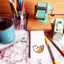 Load image into Gallery viewer, 50 Pages Birds Bugs and Botany Mini Coloring Book for Adults