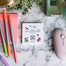 Load image into Gallery viewer, 50 Pages Birds Bugs and Botany Mini Coloring Book for Adults