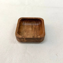Load image into Gallery viewer, Rounded Square Wooden Bowl