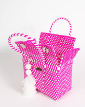 Load image into Gallery viewer, Mexico Pink and White Checkered Mini Purse
