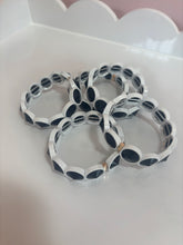 Load image into Gallery viewer, the jewel bracelet - black + white