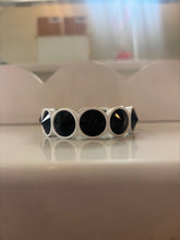 Load image into Gallery viewer, the jewel bracelet - black + white