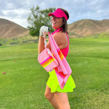 Load image into Gallery viewer, Golfher's Sunset Magnetic Golf Towel