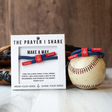 Load image into Gallery viewer, MAKE A WAY Christian Cord Braceletg