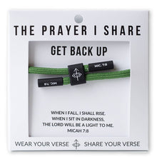 Load image into Gallery viewer, GET BACK UP Bracelet, Christian Cord Bracelet