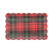 Load image into Gallery viewer, Plaid Bamboo Tray