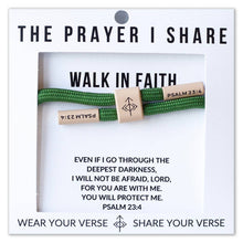 Load image into Gallery viewer, WALK IN FAITH Prayer Cord Bracelet | Christian Athletes