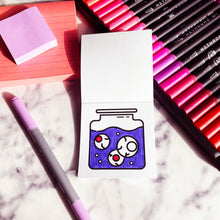 Load image into Gallery viewer, 50 Pages Halloween Spooky-theme Mini Coloring Book for Adult