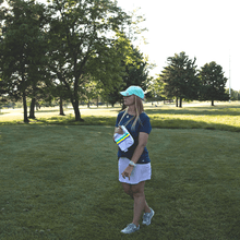 Load image into Gallery viewer, Lilac and Neon Dreams Women's Golf Accessory Bag
