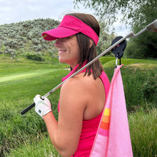 Load image into Gallery viewer, Golfher's Sunset Magnetic Golf Towel