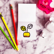 Load image into Gallery viewer, 50 Pages Birds Bugs and Botany Mini Coloring Book for Adults