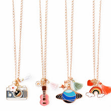 Load image into Gallery viewer, Kids Multicharm and Tassel Necklace