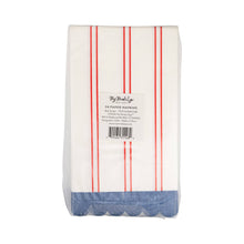 Load image into Gallery viewer, Red Striped Paper Dinner Napkin