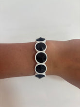 Load image into Gallery viewer, the jewel bracelet - black + white