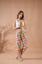 Load image into Gallery viewer, Cotton Pajama Pants Women - Floral Whispers