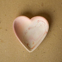 Load image into Gallery viewer, Hand-carved Soapstone Heart Tray Small