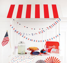 Load image into Gallery viewer, Stars and Stripes Ticker Tape Mini Banner Set