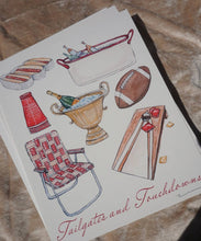 Load image into Gallery viewer, "Tailgates and Touchdowns" Football Tailgate Print