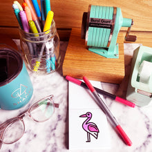 Load image into Gallery viewer, 50 Pages Birds Bugs and Botany Mini Coloring Book for Adults