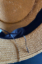 Load image into Gallery viewer, Straw Ivory Band Boater Hat