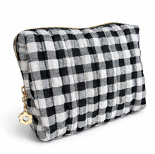 Load image into Gallery viewer, Everyday Color Gingham Cosmetic Bag – Lightweight Travel Pouch