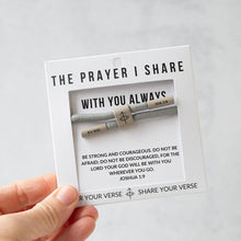 Load image into Gallery viewer, WITH YOU ALWAYS Cord Bracelet | Christian Jewelry |Scripture