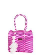 Load image into Gallery viewer, Mexico Pink and White Checkered Mini Purse