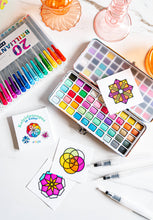 Load image into Gallery viewer, Kaleidoscopes in Color Mini Coloring Book