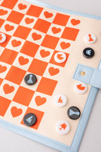 Load image into Gallery viewer, Roll Up 3-in-1 Game, Checkered Hearts