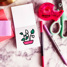 Load image into Gallery viewer, 50 Pages Birds Bugs and Botany Mini Coloring Book for Adults