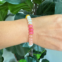 Load image into Gallery viewer, Color Garden Stone Beaded Stretch Bracelet
