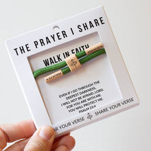 Load image into Gallery viewer, WALK IN FAITH Prayer Cord Bracelet | Christian Athletes

