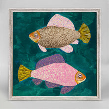 Load image into Gallery viewer, The Two Of Us In Emerald Green Mini Framed Canvas
