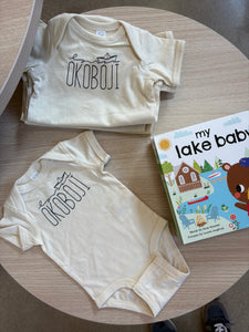 Onesie in natural-short sleeve