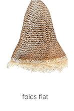 Load image into Gallery viewer, Frayed Edge Foldable Straw Bucket Hat
