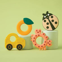 Load image into Gallery viewer, Clementine Silicone Baby Teether
