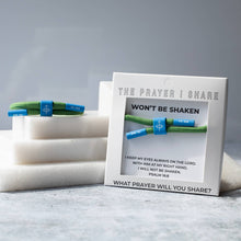Load image into Gallery viewer, WON&#39;T BE SHAKEN Bracelet, Christian Cord Bracelet
