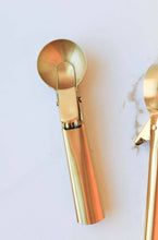 Load image into Gallery viewer, Auric Gold Light Stainless Steel Ice Cream Scoop
