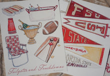 Load image into Gallery viewer, "Tailgates and Touchdowns" Football Tailgate Print
