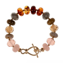 Load image into Gallery viewer, Ombre Chunky Multi Beads Stretch Bracelet
