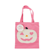 Pink Pumpkin 12x12 inch Canvas Bag