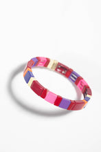 Load image into Gallery viewer, Late Start Enamel Beaded Colorful Summer Bracelet
