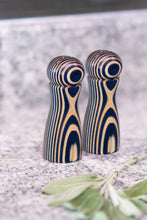 Load image into Gallery viewer, 4" Blue Pakka Salt &amp; Pepper Shaker Set
