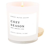 Cozy Season 11 oz Soy Candle - Fall Decor & Gifts