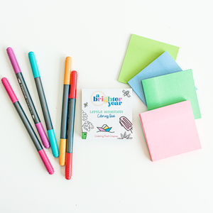 Little Moments Easy Tear Glue Binding Adult's Coloring Book