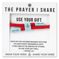 USE YOUR GIFT Christian Cord Bracelet | Christian Athletes